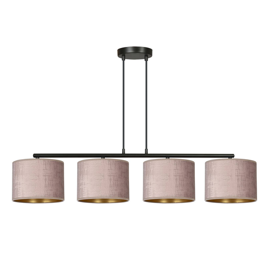 Riippuvalo Jari kangasta 4x, pitkä, rosé-kulta