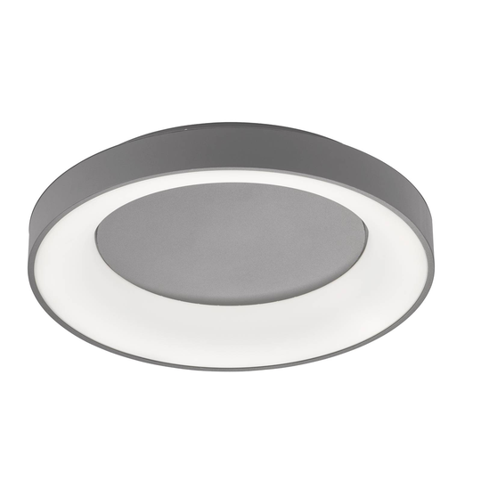 Shay-LED-kattovalaisin, harmaa, Ø 59 cm