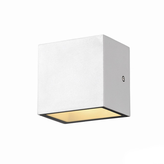 SLV Sitra Single -LED-ulkoseinävalo down valkoinen