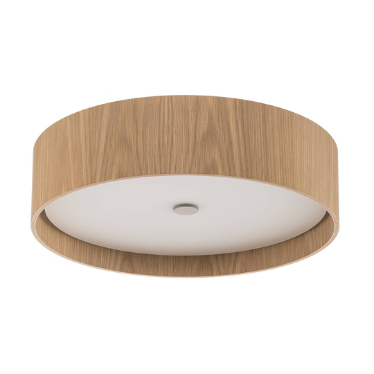 Puinen Lara wood -kattovalaisin, LED, 43 cm