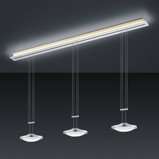 BANKAMP Strada Saturno riippuvalo 3-lamp., 155 cm