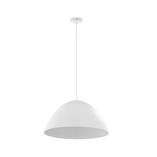 Riippuvalo Faro, metallivarjostin, Ø50cm valkoinen
