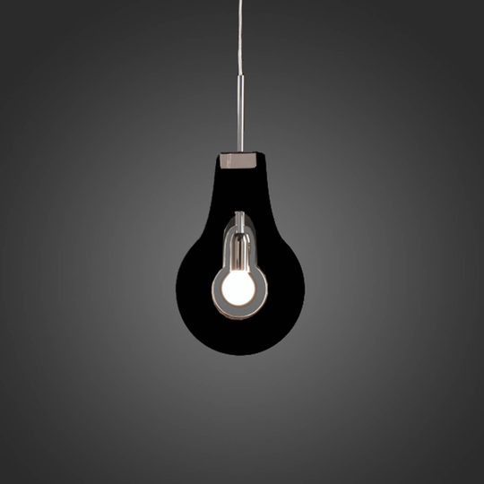 Persoonallinen Flat-riippuvalaisin musta