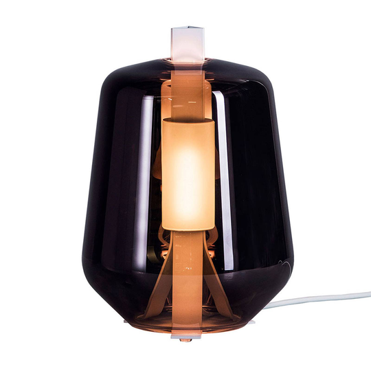 Prandina Luisa T1 -pöytälamppu valkoinen/harmaa