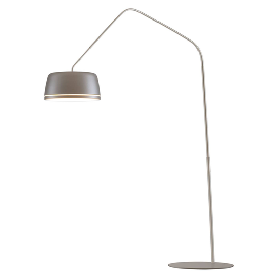 serien.lighting Central -LED-kaarivalaisin, harmaa