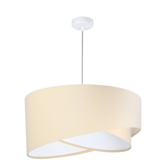 Riippuvalo Vivien, 2-värinen, beige/valkoinen