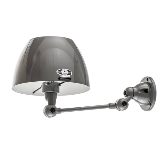 Jieldé Aicler AIC701-seinälamppu, harmaa
