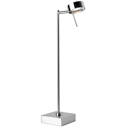 LED-pöytälamppu Bling, säädettävä, kromi
