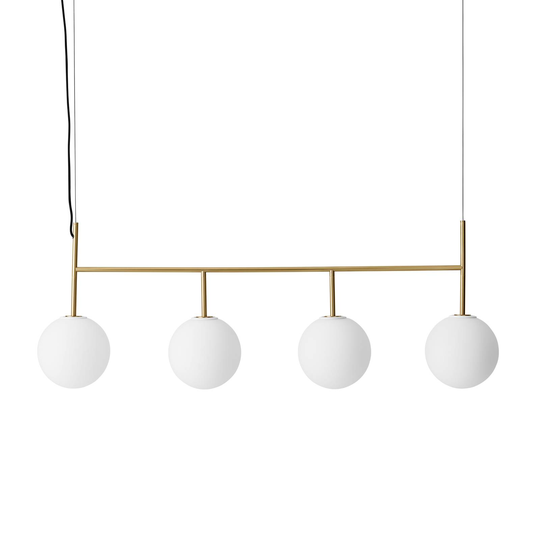Menu TR Bulb -riippuvalo, 4-lamp., messinki/matta