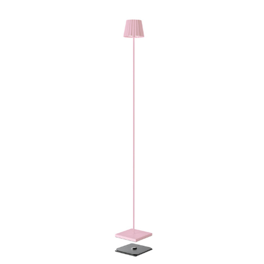 LED-lattiavalaisin Troll 2.0 ulos, vaaleanpunainen