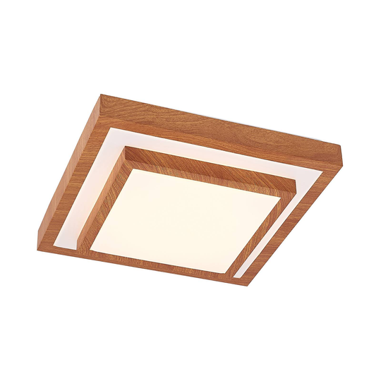 Lindby Tiril -LED-kattovalaisin, kulmikas, 37,5 cm