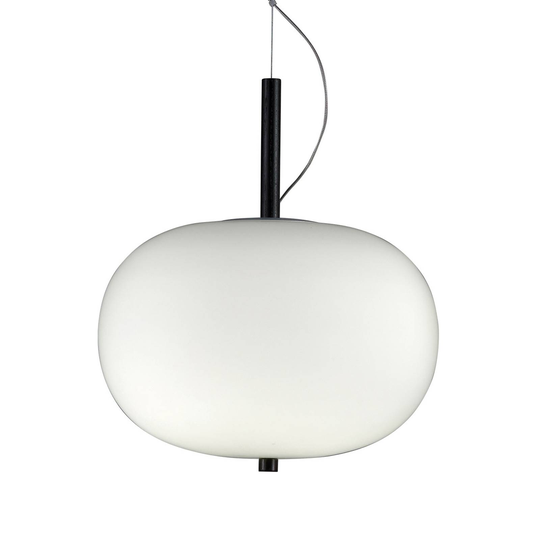 Grok Ilargi -LED-riippuvalo, tumma, Ø 32 cm
