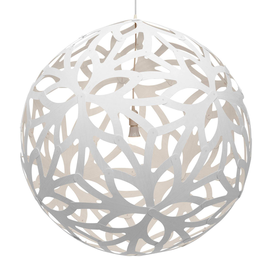 david trubridge Floral -riippuvalo Ø80cm valkoinen