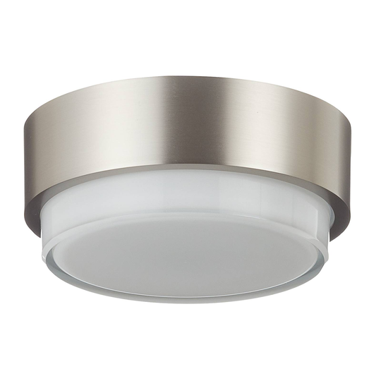 BEGA 50535 LED-kattovalo 930 teräs Ø15,5cm
