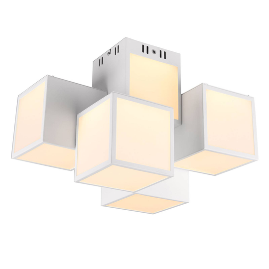 Trio WiZ Oscar LED-kattovalo 45x30cm, valkoinen