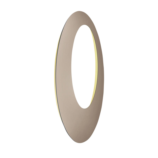 Escale Blade Open-LED-seinävalaisin taupe Ø 95 cm