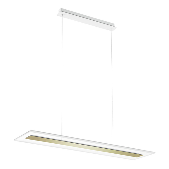 LED-riippuvalaisin Antille lasia, kulta