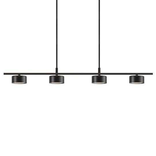 LED-riippuvalaisin Clyde, nelilamppuinen, suora